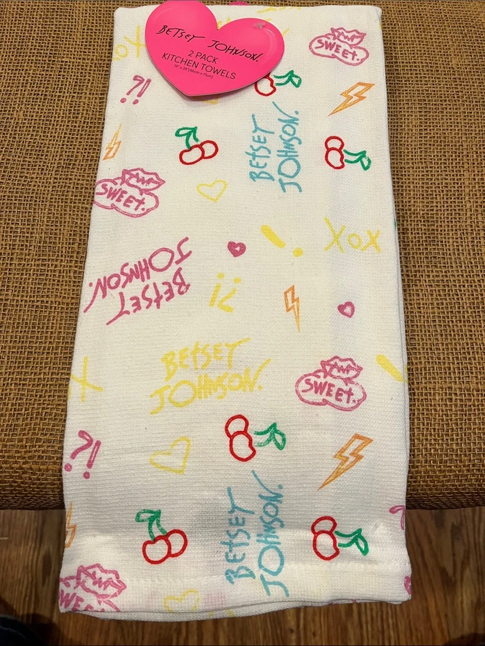 Betsey Johnson kitchen towels
